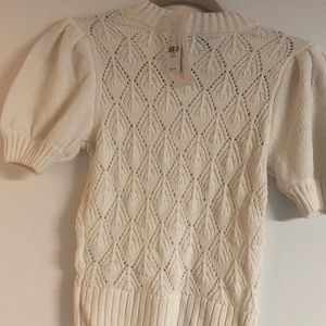 Brand new short sleeve sweater